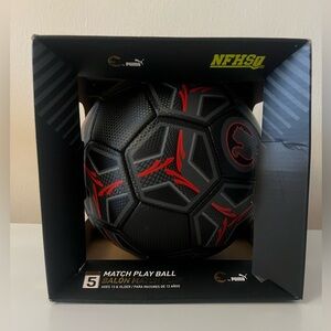 ProCat by Puma Connect NFHS Size 5 Soccer Ball - Black/red